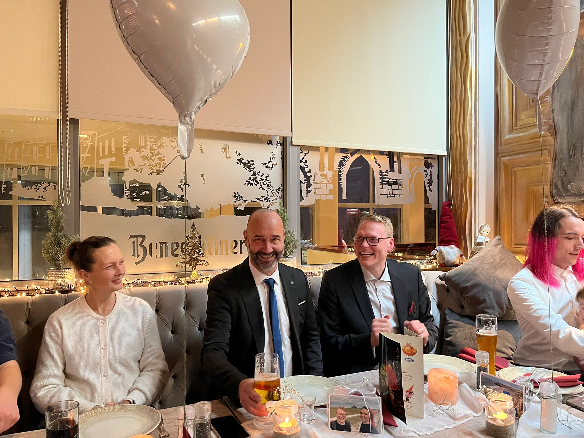 Gemeinsamer Abend im Restaurant
